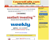 Tablet Screenshot of coveredcalls.com