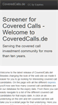 Mobile Screenshot of coveredcalls.de